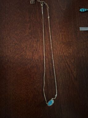 Teal Pendant Necklace - Women Jewelry